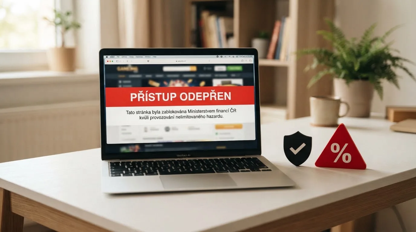 Úřední výpis z registru Ministerstva financí ČR s razítkem, vedle něj symbol paragrafu a varovný trojúhelník s nápisem 15%