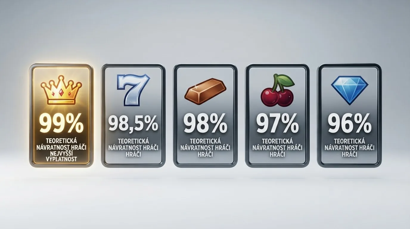 Srovnávací tabulka automatů seřazených podle RTP — názvy, poskytovatelé a procenta teoretické návratnosti